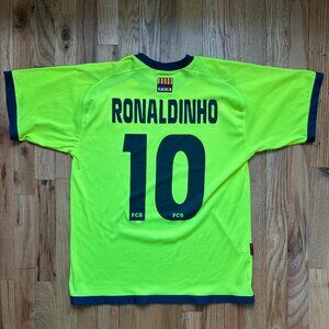 Y2K FC Barcelona Jersey Authentic [Size S/M]